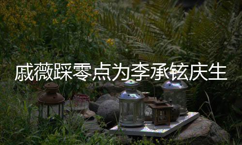 宝宝戚薇甜喊他点为踩零李承老公铉庆生